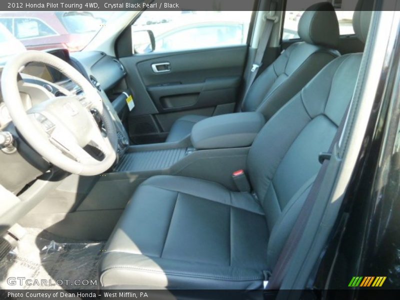 Crystal Black Pearl / Black 2012 Honda Pilot Touring 4WD