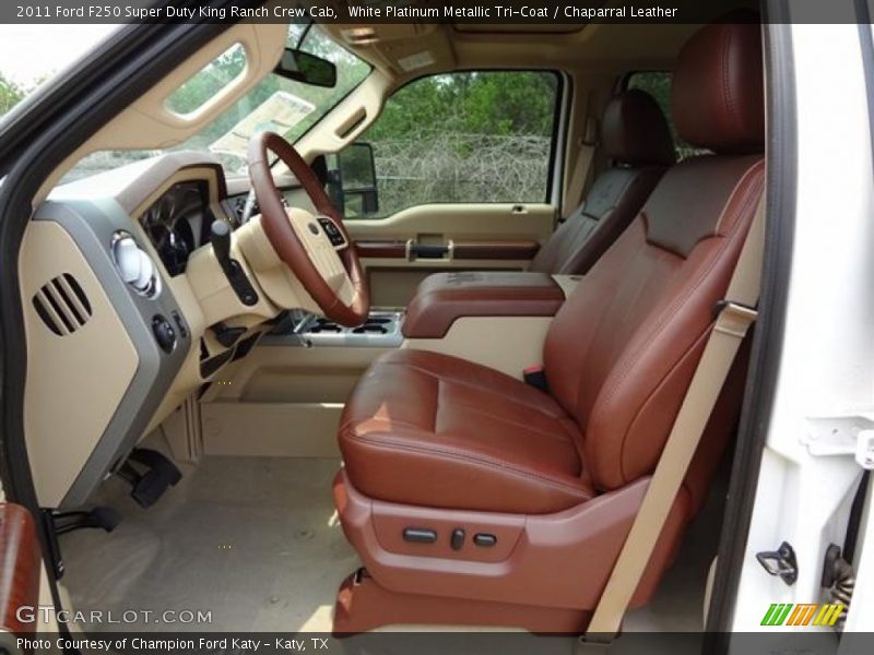  2011 F250 Super Duty King Ranch Crew Cab Chaparral Leather Interior