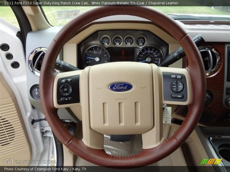  2011 F250 Super Duty King Ranch Crew Cab Steering Wheel