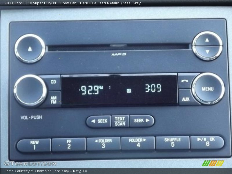 Audio System of 2011 F250 Super Duty XLT Crew Cab