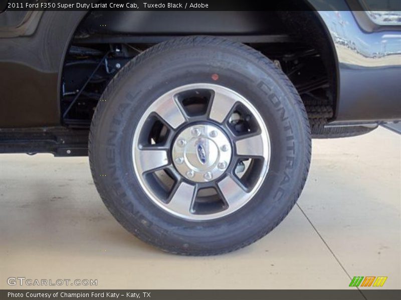 Tuxedo Black / Adobe 2011 Ford F350 Super Duty Lariat Crew Cab
