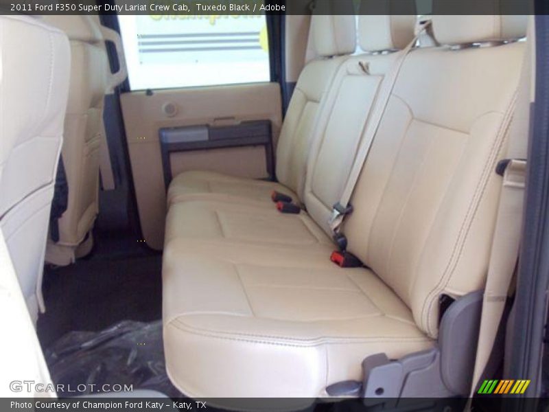 Tuxedo Black / Adobe 2011 Ford F350 Super Duty Lariat Crew Cab