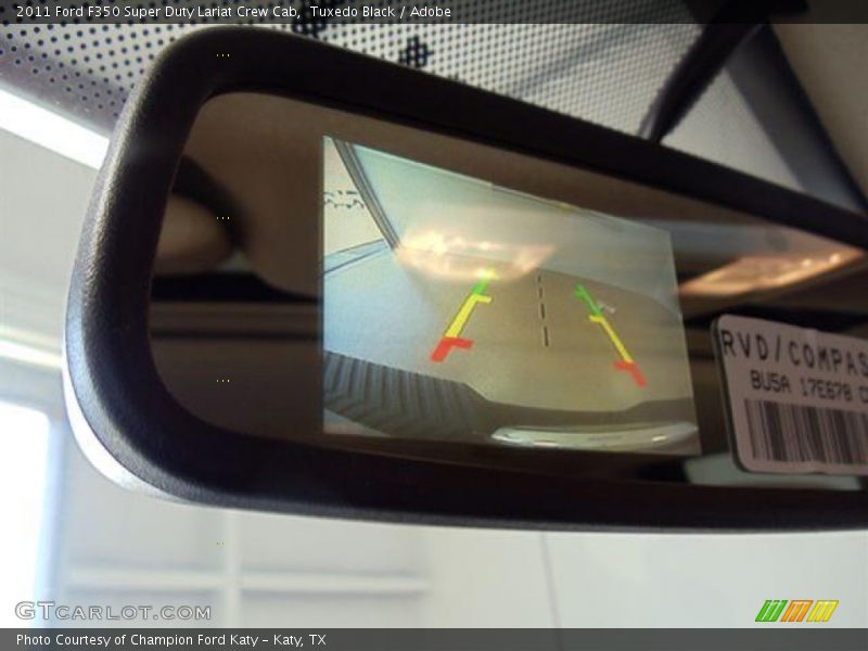 Tuxedo Black / Adobe 2011 Ford F350 Super Duty Lariat Crew Cab