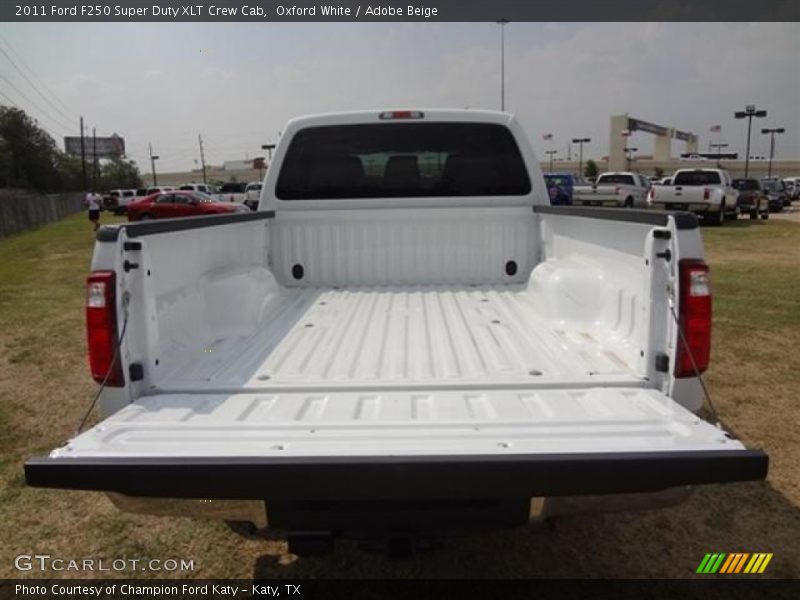 Oxford White / Adobe Beige 2011 Ford F250 Super Duty XLT Crew Cab