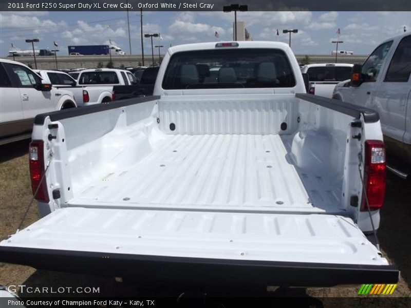 Oxford White / Steel Gray 2011 Ford F250 Super Duty XL Crew Cab