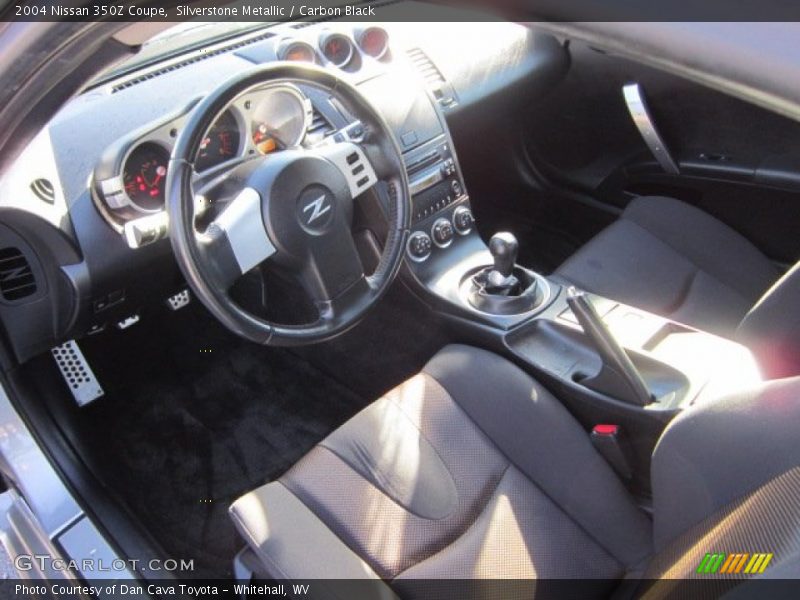 Silverstone Metallic / Carbon Black 2004 Nissan 350Z Coupe