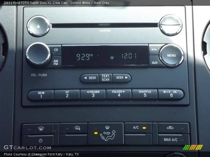 Audio System of 2011 F250 Super Duty XL Crew Cab