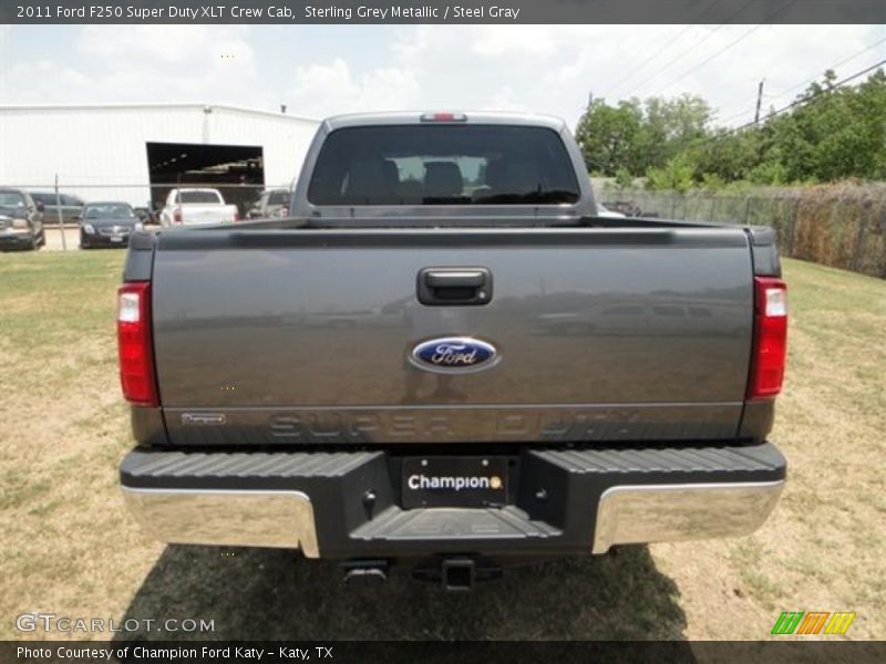 Sterling Grey Metallic / Steel Gray 2011 Ford F250 Super Duty XLT Crew Cab