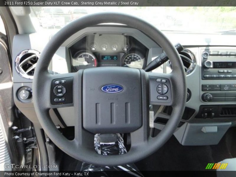  2011 F250 Super Duty XLT Crew Cab Steering Wheel