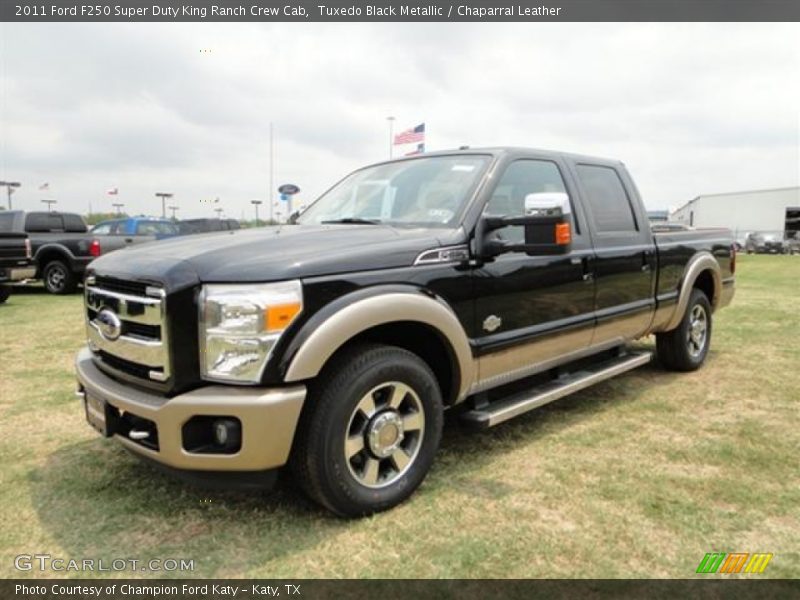 Front 3/4 View of 2011 F250 Super Duty King Ranch Crew Cab