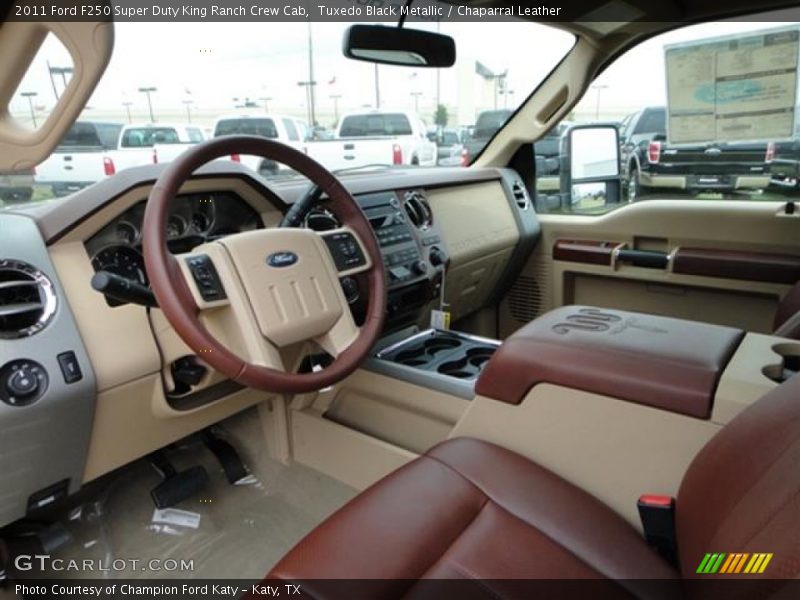 Chaparral Leather Interior - 2011 F250 Super Duty King Ranch Crew Cab 