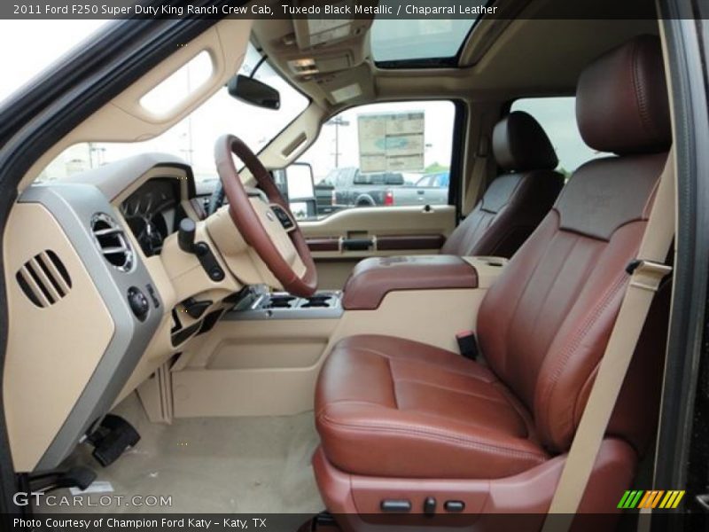  2011 F250 Super Duty King Ranch Crew Cab Chaparral Leather Interior