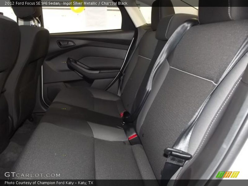 Ingot Silver Metallic / Charcoal Black 2012 Ford Focus SE SFE Sedan