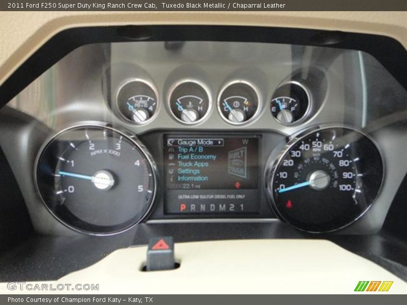  2011 F250 Super Duty King Ranch Crew Cab King Ranch Crew Cab Gauges
