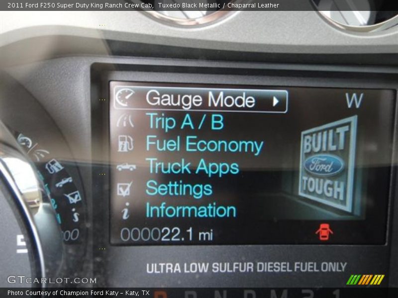 Tuxedo Black Metallic / Chaparral Leather 2011 Ford F250 Super Duty King Ranch Crew Cab