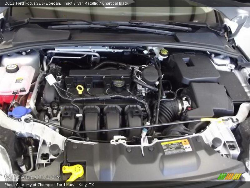 Ingot Silver Metallic / Charcoal Black 2012 Ford Focus SE SFE Sedan