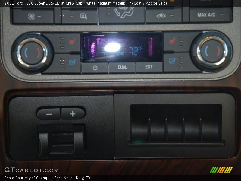 Controls of 2011 F250 Super Duty Lariat Crew Cab