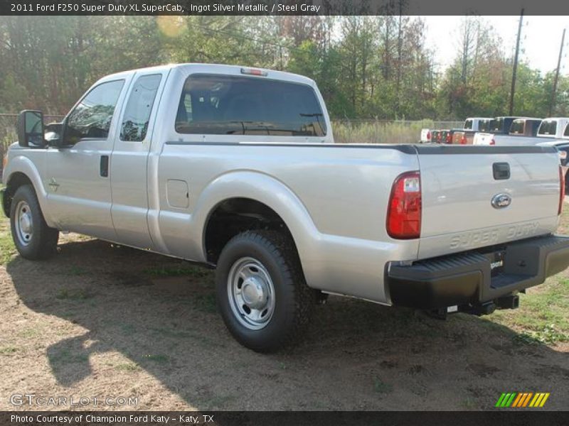 Ingot Silver Metallic / Steel Gray 2011 Ford F250 Super Duty XL SuperCab