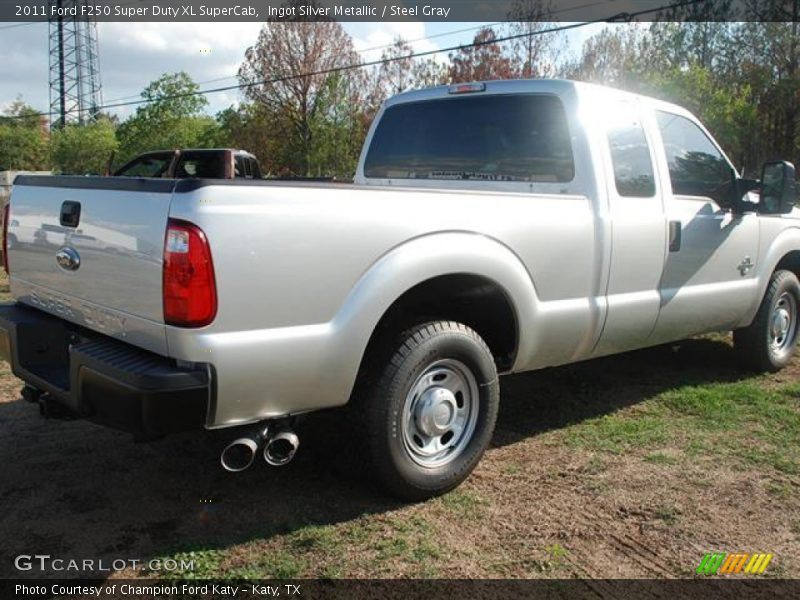 Ingot Silver Metallic / Steel Gray 2011 Ford F250 Super Duty XL SuperCab