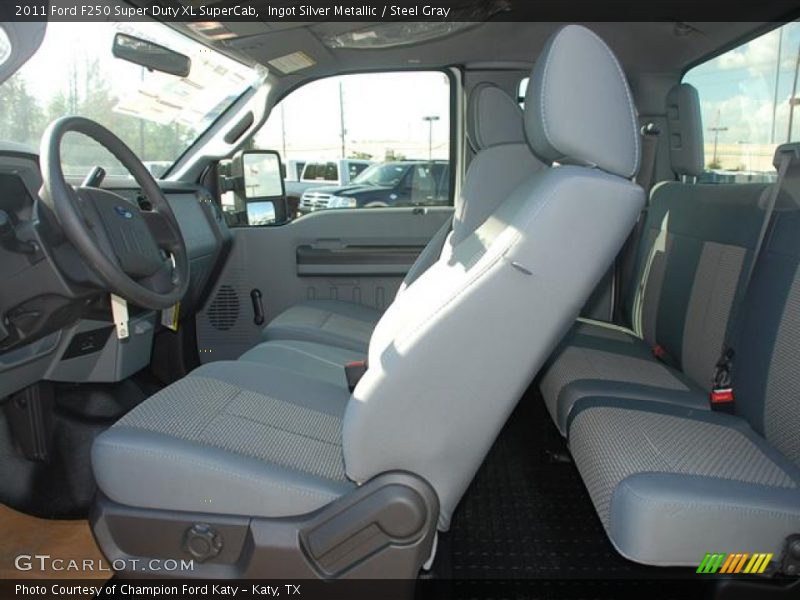 Ingot Silver Metallic / Steel Gray 2011 Ford F250 Super Duty XL SuperCab