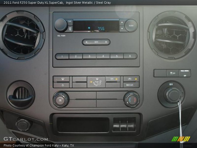 Ingot Silver Metallic / Steel Gray 2011 Ford F250 Super Duty XL SuperCab