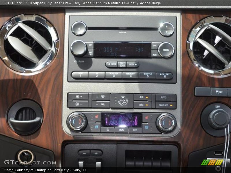 Controls of 2011 F250 Super Duty Lariat Crew Cab
