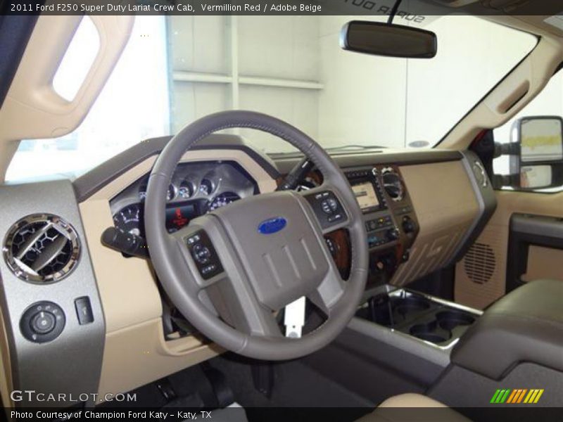 Dashboard of 2011 F250 Super Duty Lariat Crew Cab