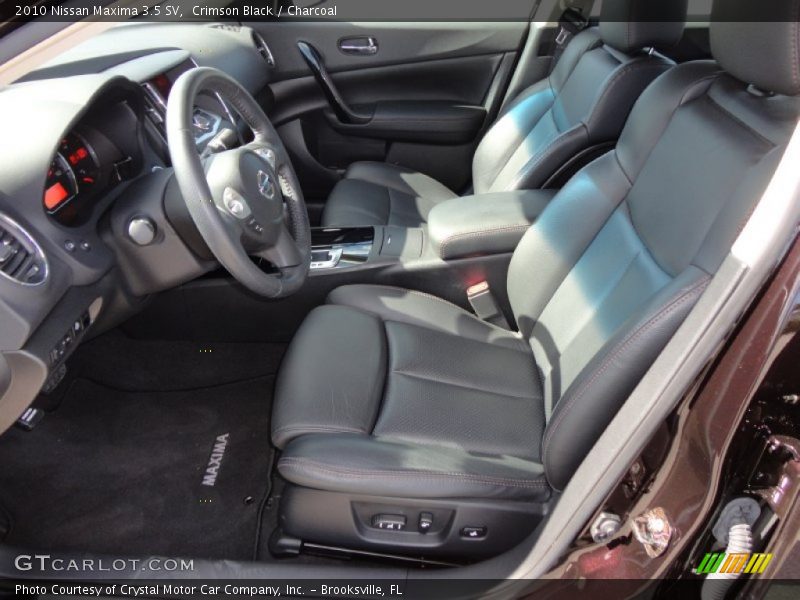 Crimson Black / Charcoal 2010 Nissan Maxima 3.5 SV