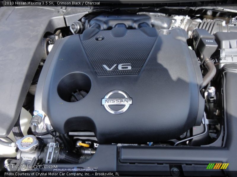 Crimson Black / Charcoal 2010 Nissan Maxima 3.5 SV