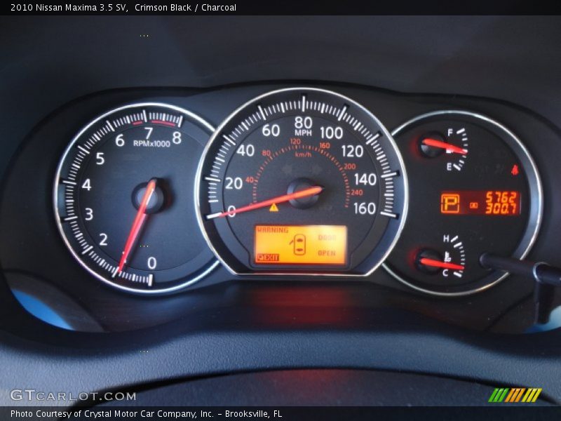 Crimson Black / Charcoal 2010 Nissan Maxima 3.5 SV