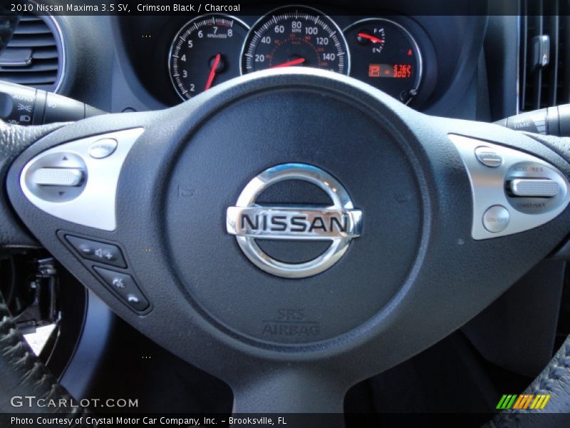 Crimson Black / Charcoal 2010 Nissan Maxima 3.5 SV