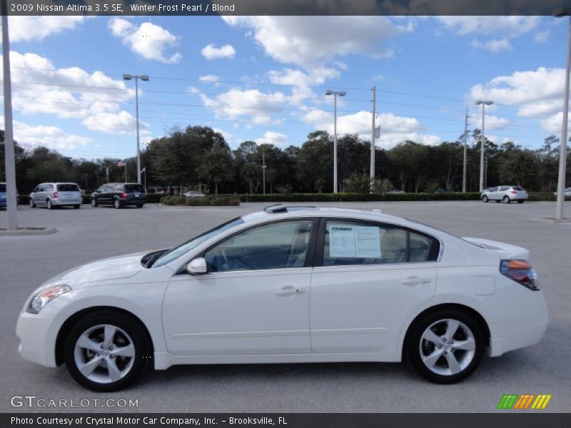  2009 Altima 3.5 SE Winter Frost Pearl