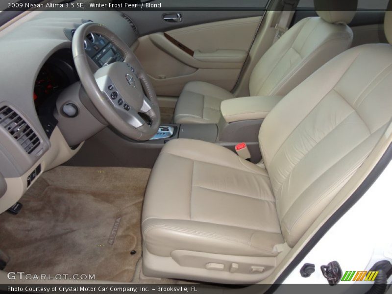  2009 Altima 3.5 SE Blond Interior