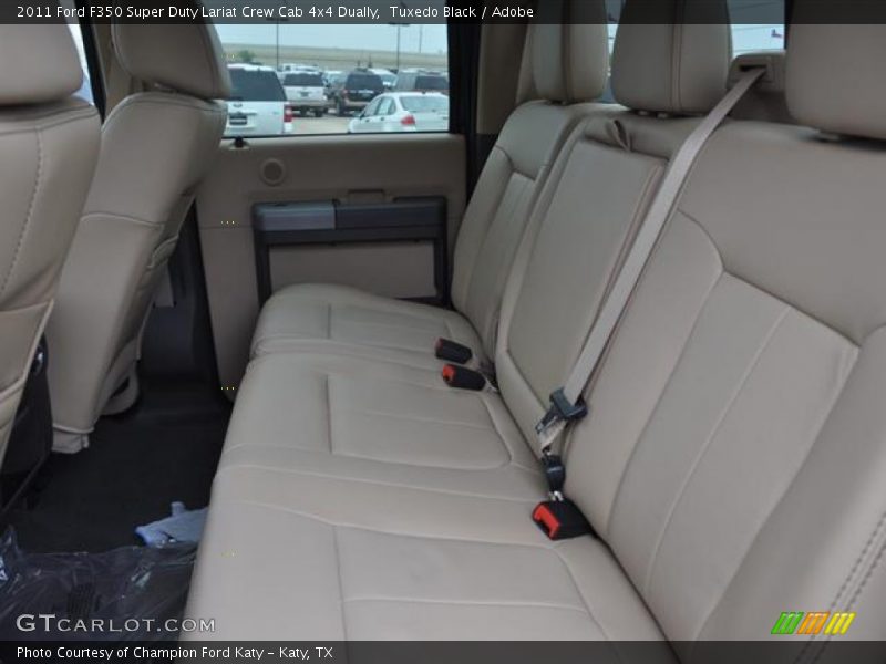  2011 F350 Super Duty Lariat Crew Cab 4x4 Dually Adobe Interior