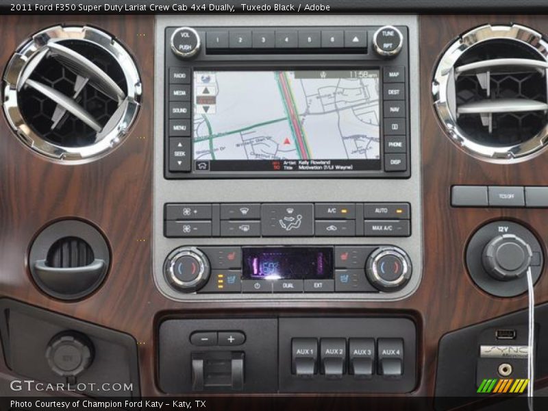 Navigation of 2011 F350 Super Duty Lariat Crew Cab 4x4 Dually