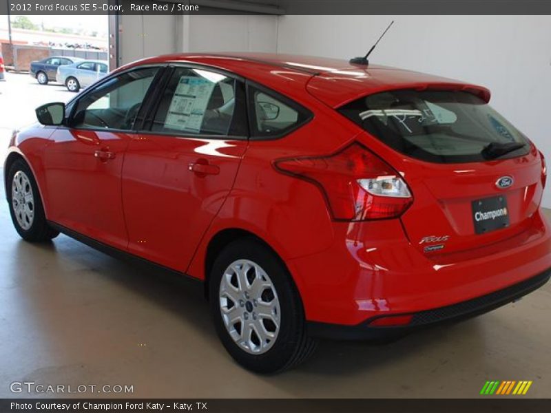 Race Red / Stone 2012 Ford Focus SE 5-Door