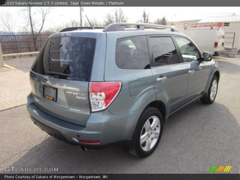 Sage Green Metallic / Platinum 2010 Subaru Forester 2.5 X Limited