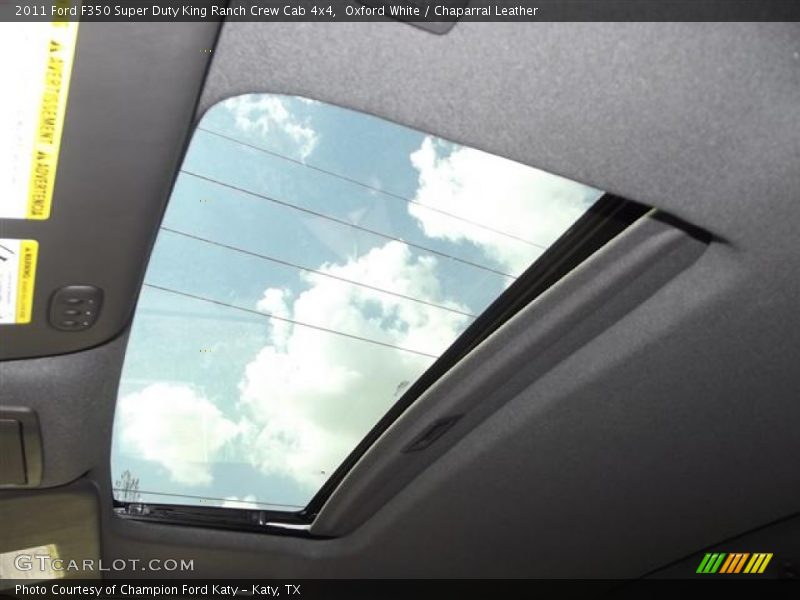 Oxford White / Chaparral Leather 2011 Ford F350 Super Duty King Ranch Crew Cab 4x4
