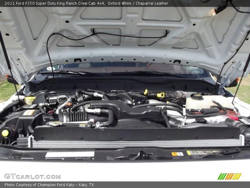Oxford White / Chaparral Leather 2011 Ford F350 Super Duty King Ranch Crew Cab 4x4