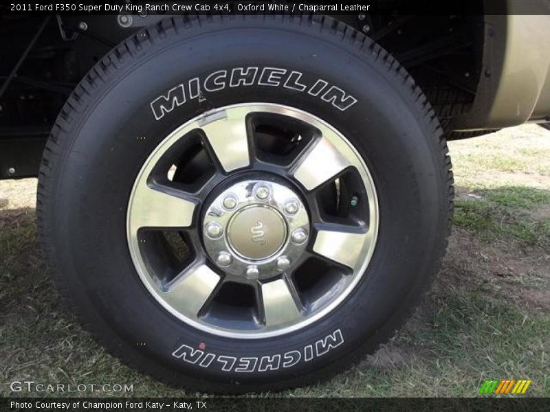 Oxford White / Chaparral Leather 2011 Ford F350 Super Duty King Ranch Crew Cab 4x4