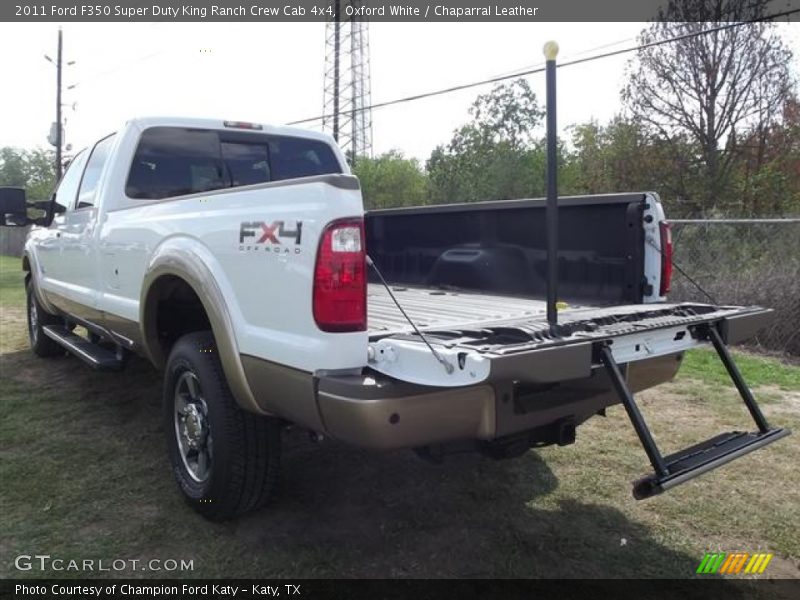 Oxford White / Chaparral Leather 2011 Ford F350 Super Duty King Ranch Crew Cab 4x4