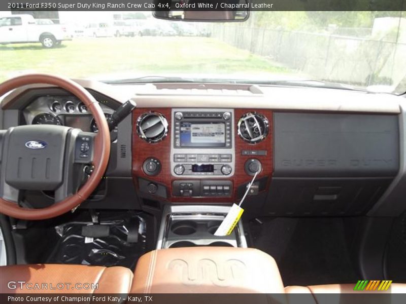 Oxford White / Chaparral Leather 2011 Ford F350 Super Duty King Ranch Crew Cab 4x4
