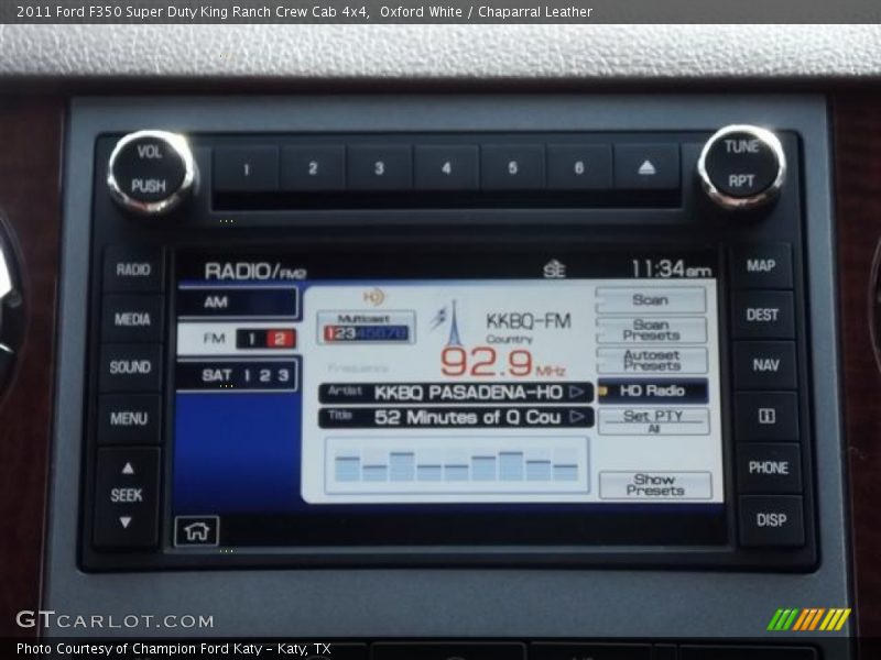 Oxford White / Chaparral Leather 2011 Ford F350 Super Duty King Ranch Crew Cab 4x4
