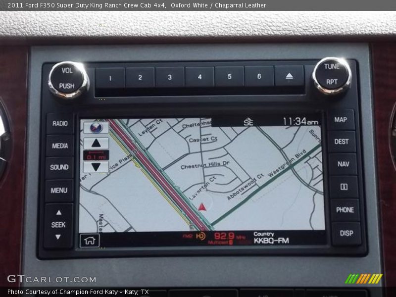 Oxford White / Chaparral Leather 2011 Ford F350 Super Duty King Ranch Crew Cab 4x4