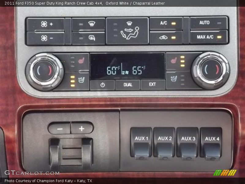 Oxford White / Chaparral Leather 2011 Ford F350 Super Duty King Ranch Crew Cab 4x4