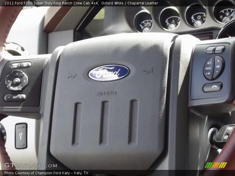 Oxford White / Chaparral Leather 2011 Ford F350 Super Duty King Ranch Crew Cab 4x4