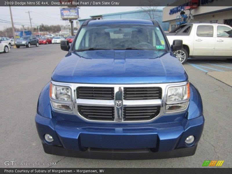 Deep Water Blue Pearl / Dark Slate Gray 2009 Dodge Nitro SE 4x4