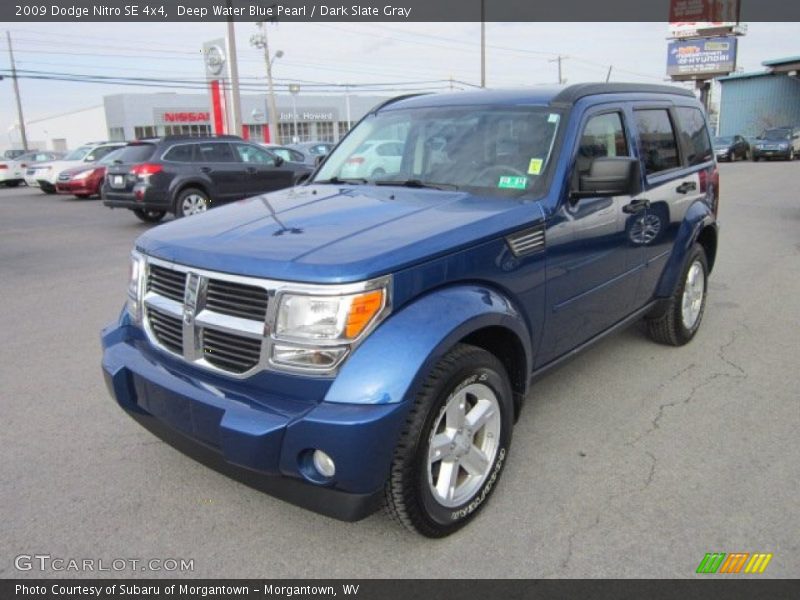 Deep Water Blue Pearl / Dark Slate Gray 2009 Dodge Nitro SE 4x4