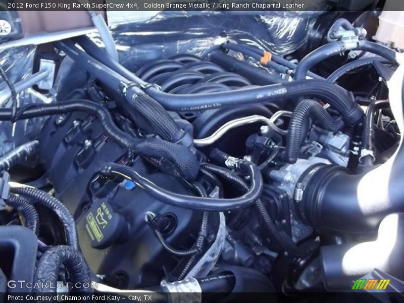  2012 F150 King Ranch SuperCrew 4x4 Engine - 5.0 Liter Flex-Fuel DOHC 32-Valve Ti-VCT V8