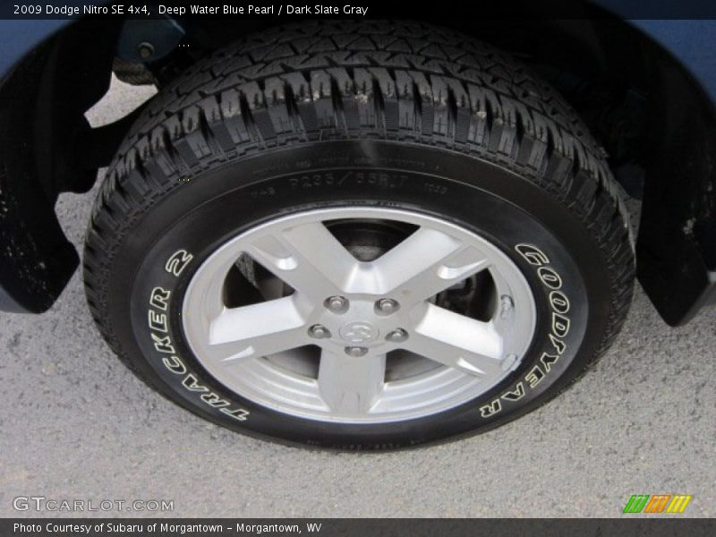 Deep Water Blue Pearl / Dark Slate Gray 2009 Dodge Nitro SE 4x4